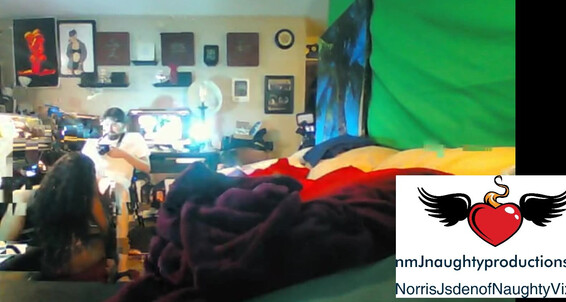 "nmjnaughtyvixens" adulttheater, blowjob, doggystyle, fucking, webcam Amber Cream porn shoot spycam manyvids