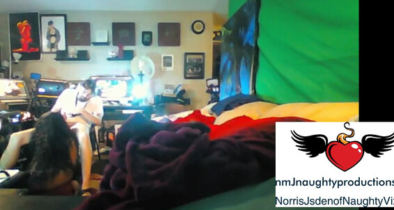 "nmjnaughtyvixens" adulttheater, blowjob, doggystyle, fucking, webcam Amber Cream porn shoot spycam manyvids
